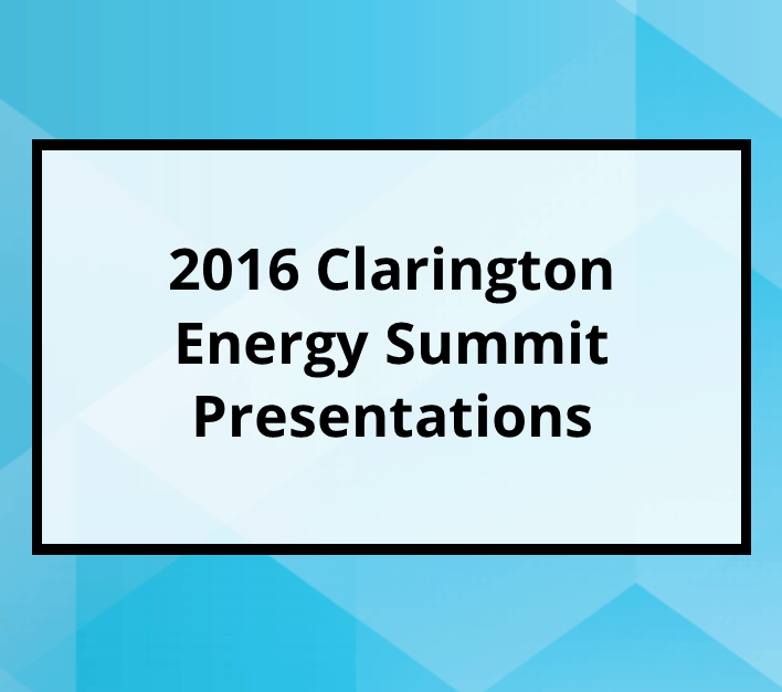 Read more about the article 2016 Clarington Energy Summit