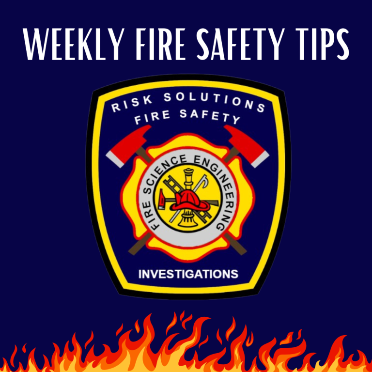 Read more about the article Your Weekly Fire Safety Tip!